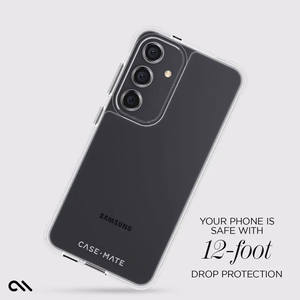 Case-Mate Tough Clear suojakuori Samsung Galaxy S24 -laitteelle, läpinäkyvä