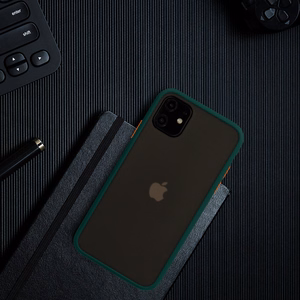 Vennus Color Button Bumper Samsung Galaxy A20S:lle vihreä