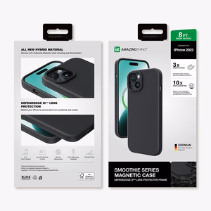Amazing Thing Smoothie Magsafe Suojakuori 8FT IP156.7SMBK iPhone 15 Plus:lle musta
