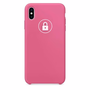 Puhelimen suojakuori Silicone Case Apple iPhone Xs Max / Dragon Fruit / pakkauksessa