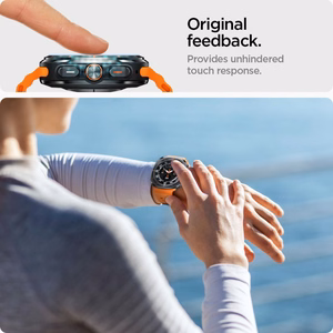 Spigen Glas.TR EZ Fit -karkaistu lasi Samsung Galaxy Watch Ultra (47mm):lle - kirkas (2 kpl)