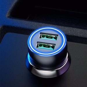 Autolaturi Dudao R4+ harmaa 18W (2xUSB-A)