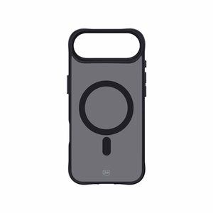 3mk Smoke MagCase iPhone 17 Air:lle - musta puoliläpinäkyvä