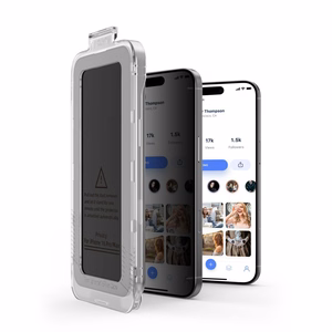 Tech-Protect Quick Set Spy+ Yksityisyyslasi 2 kpl iPhone 16 Pro:lle
