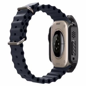 Spigen Tough Armor suojakuori mallille Apple Watch Ultra 49 mm, musta