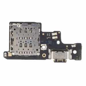 Latausliitin yhteensopiva Xiaomi Redmi Note 14 4G:n kanssa flex-kaapelilla / hopea OEM