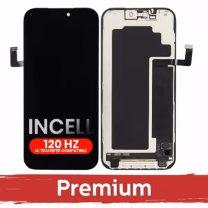 LCD-näyttö iPhone 17 Pro Maxille, musta (120Hz / INCELL / Premium) /*irrotettava IC*/