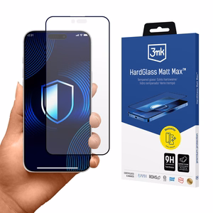 Mattainen karkaistu lasi 3mk HardGlass Matt Max Apple iPhone 17 Air:lle