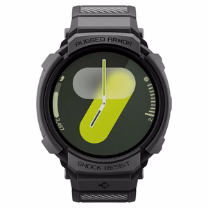 Spigen Rugged Armor Pro Strap for Samsung Galaxy Watch 8 44mm - Matte Black