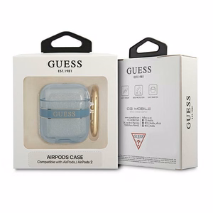 Guess GUA2HHTSB AirPods-suojus sininen/sininen Hihna-mallisto