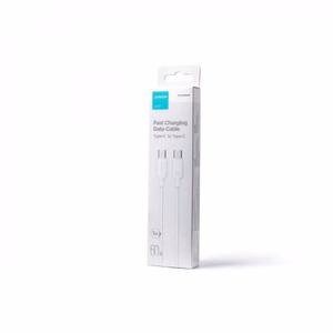 Joyroom Long-Lasting Series A9 USB-C / USB-C PD QC kaapeli 60W 3A 1m - valkoinen