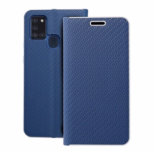 LUNA kirjakotelo Samsung A21s sininen