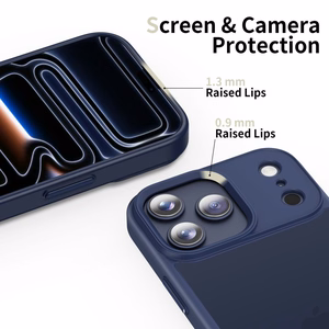 Tech-Protect MagMat Suojakuori iPhone 17 Pro:lle - Matta laivastonsininen