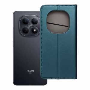 SMART MAGNETO Book kuori Xiaomi Redmi Note 15 Pro Plus 5G:lle - tummanvihreä