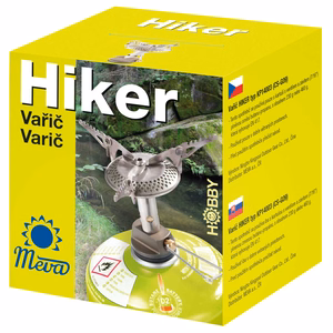 Meva HIKER retkikaasukeitin kierre- tai venttiilikaasupatruunoille, 2,4 kW, 70 g