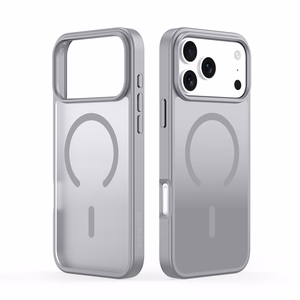 DUX DUCIS YIND Suojakuori MagSafe-yhteensopiva iPhone 17 Pro Max:lle (avoin rengas) - Harmaa
