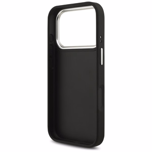 Guess Grained Big 4G Classic Logo suojakuori laitteelle iPhone 17 Pro, musta