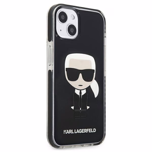 Karl Lagerfeld Iconik Karl Kotelo iPhone 13 mini - Musta