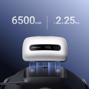 BoboVR BM60-2 6500 mAh akkusetti, 2 kpl, BoboVR M3 Pro+- ja BoboVR M3 -malleille, latausasemalla, valkoinen