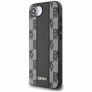 Guess HC MagSafe PU Checkered Pattern Suojakuori iPhone 16e:lle - musta