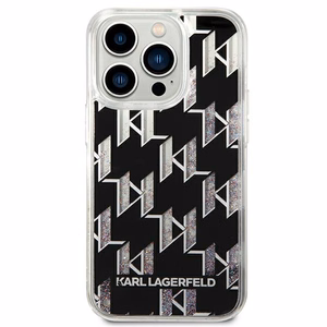Karl Lagerfeld KLHCP14XLMNMK iPhone 14 Pro Max 6.7 "hardcase black / black Liquid Glitter Monogram