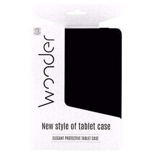 Wonder Nahkainen Tablet-suojakuori 13 tuumaa musta