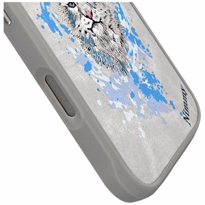 Nimmy Pantera MagSafe Suojakuori iPhone 16 Pro:lle - harmaa