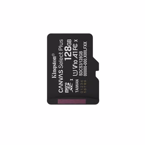 Kingston muistikortti microSD 128GB Canvas Select+ G3 150MB/s