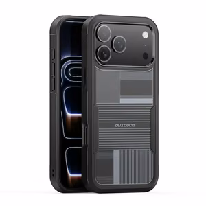 Dux Ducis Shld Suojakuori Apple iPhone 17 Pro Max:lle musta (Umbra Pattern)