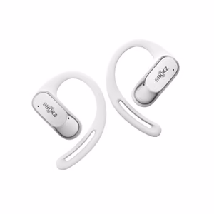 SHOKZ OpenFit Air kuulokemikrofoni langaton korvakoukulla puhelut/musiikki/urheilu/arkikäyttö Bluetooth valkoinen