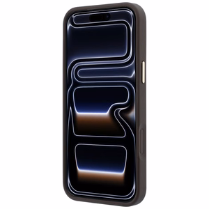Guess Ring Stand 360 4G Classic Logo MagSafe -suojakuori iPhone 18 Pro / 17 Pro – ruskea