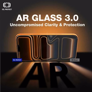 Karkaistu lasi Tel Protect 10X AR 3.0 AntiReflective Titanium Iphone 17 Pro Max (kirjekuori)
