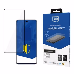 Vahvistettu koko näytön panssarilasi 3mk HardGlass Max musta Honor Magic7 Litelle