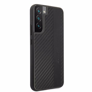 AMG Carbon Stripe&Embossed Kotelo Samsung Galaxy S22+ - musta