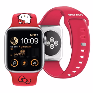 Hello Kitty Silicone Kitty Head strap for Apple Watch 38/40/41mm - red