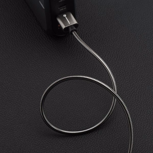 USB C - Lightning Forcell F-Energy PD 3A 27W Metal kaapeli 2 m C238 hopeinen