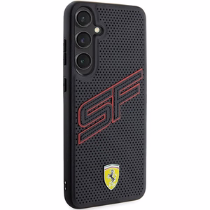 Ferrari Big SF perforoitu suojakuori Samsung Galaxy S24+:lle - musta