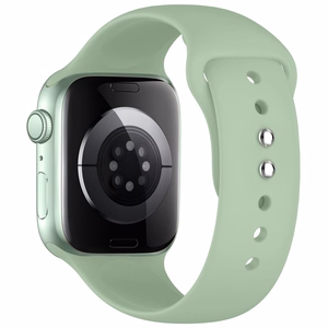 Tech-Protect-silikoniranneke Apple Watch 40/41/42 mm -kellolle, vaaleanvihreä
