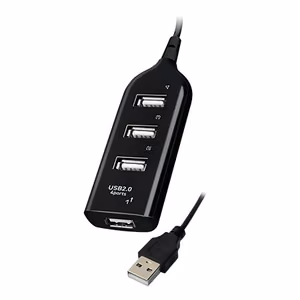 Vakoss TC-234UX USB 2.0 -keskitin musta