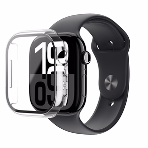 AmazingThing Radix Glass Suojakuori Apple Watch 46mm:lle - kirkas