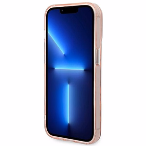 Karl Lagerfeld KLHMP14LHKCP iPhone 14 Pro 6.1 kovakuori vaaleanpunainen / vaaleanpunainen Karl & Choupette Aluminum Magsafe