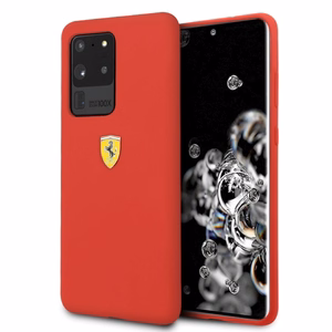 Ferrari Hardcase FESSIHCS69RE S20 Ultra G988 punainen/punainen Silikoni