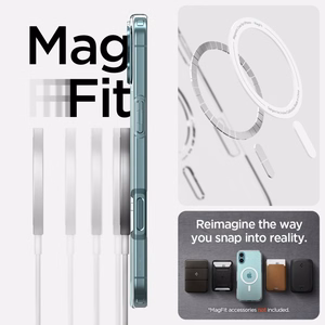 Spigen Liquid Crystal Mag MagSafe Suojakuori iPhone 16 - kirkas