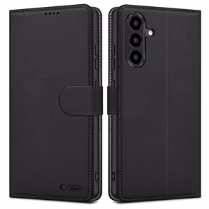 Tech-Protect Wallet -suojakuori Samsung Galaxy A27 5G:lle - musta