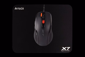 A4Tech X-7120 hiiri molemmankätinen USB Type-A 2000 DPI
