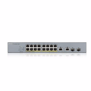 Zyxel GS1350-18HP-EU0101F hallittava verkkokytkin L2 Gigabit Ethernet (10/100/1000) virransyöttö Ethernetin kautta (PoE) harmaa