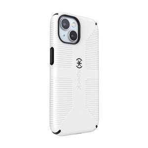 Speck Candyshell Grip MagSafe - Suojakuori iPhone 17e / 16e / 15 / 14 / 13 (valkoinen / musta)