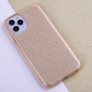 Glitter 3in1 Suojakuori iPhone 17 Air 6,6":lle kultainen