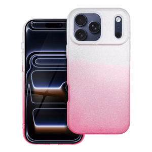 SHINING suojakuori IPHONE 17 Pro Max läpinäkyvä pinkki