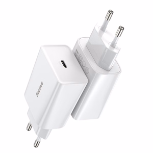 Baseus Speed Mini pikalaturi, USB-C, PD, 3A, 20W (valkoinen)